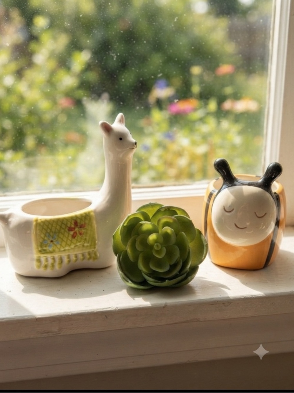 2 cute festive mix, and match plant holders